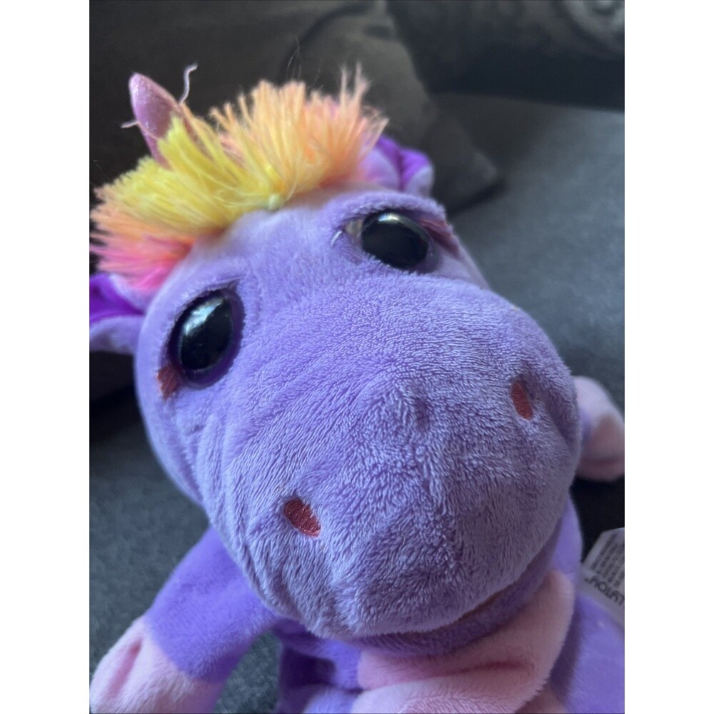 Kelly‎ Toy Purple Unicorn Hand Puppet Plush 10" - Picture 11 of 11